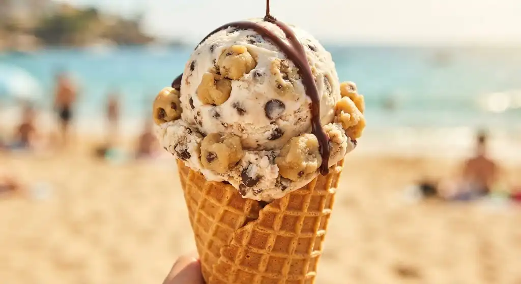ben and jerry's chocolate chip cookie dough ice cream, dessert ideas, ice cream recipes, sweet indulgence,