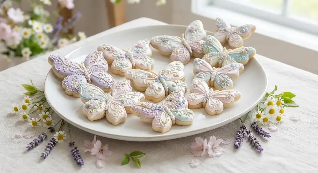 butterfly cookies decorated, butterfly sugar cookies, butterfly decorated cookies,