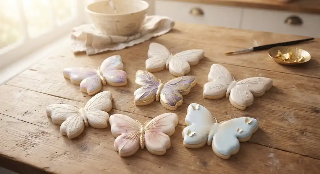 butterfly cookies decorated, butterfly sugar cookies, butterfly decorated cookies,