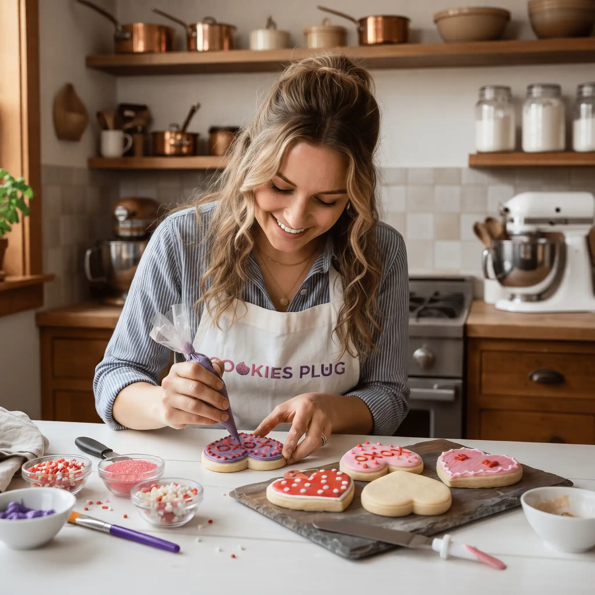 cookie decorating kit, cookie decorating supplies, decorate cookies, valentine cookie decorating kit, valentines cookie decorating kit