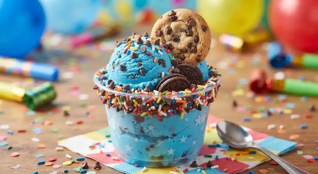 cookie monster ice cream, ice cream flavors, sweet treats,