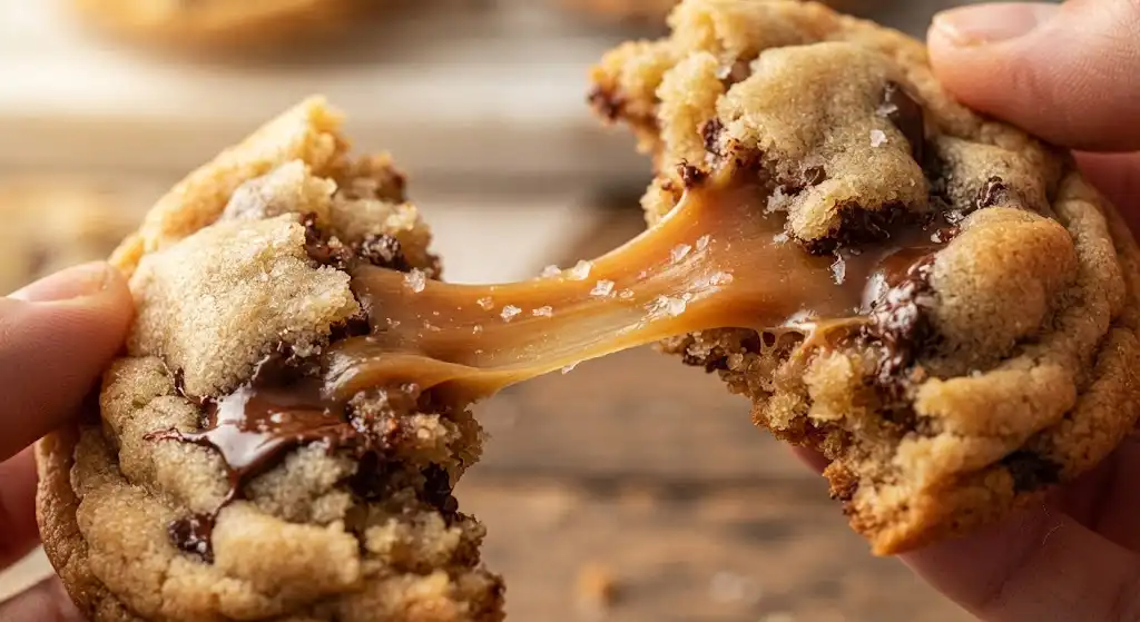 salted caramel cookies, caramel cookie recipe, caramel dessert ideas,