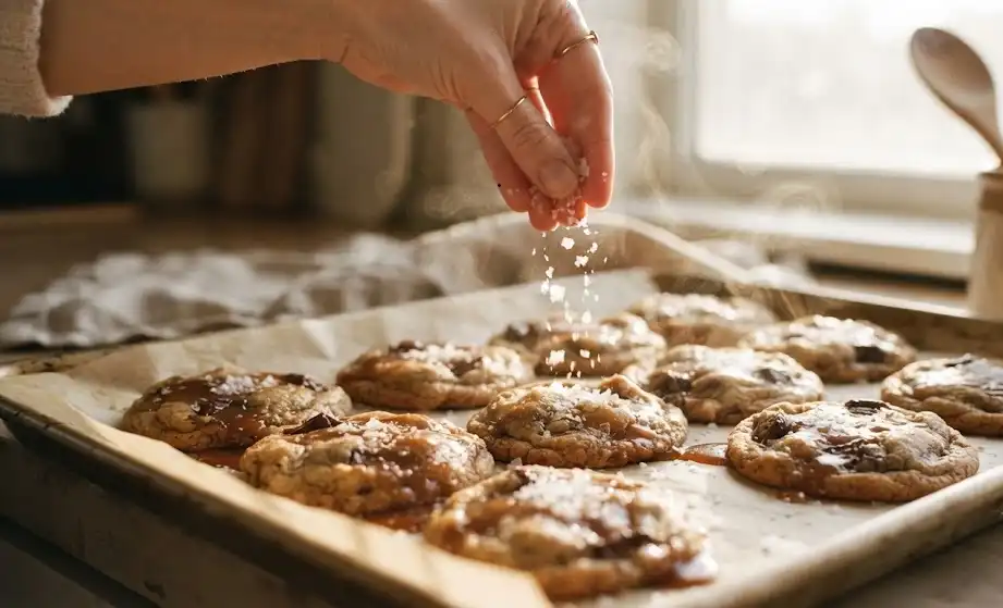 salted caramel cookies, caramel cookie recipe, caramel dessert ideas,