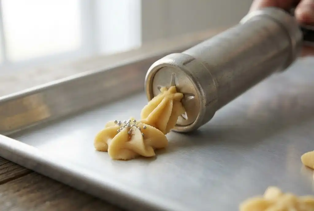 spritz cookie recipe, pampered chef spritz cookie recipe, spritz cookie dough,