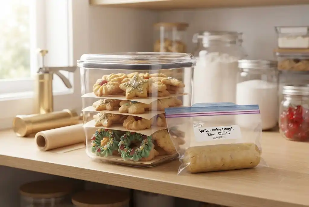 spritz cookie recipe, pampered chef spritz cookie recipe, spritz cookie dough,