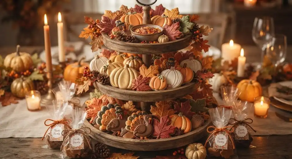 thanksgiving cookies decorated, thanksgiving dessert ideas, holiday cookie decorating, thanksgiving cookie ideas, decorated thanksgiving cookies,