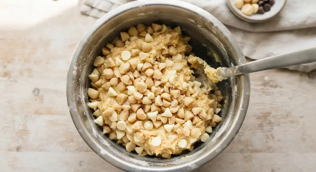 white chocolate macadamia cookies, cookie recipes, dessert ideas, macadamia nut cookies, macadamia cookies, white chocolate cookies,